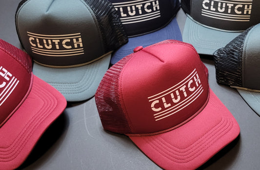 Clutch Striped Logo Hat